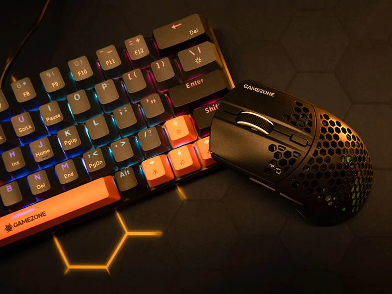 Pelė TRACER GAMEZONE INTENSE RGB korio formos RF pelė (2.4G+BT)