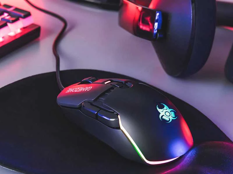 Pelė Myszka žaidimams Tracer GameZone Master su laidu 12000 dpi optinė juoda
