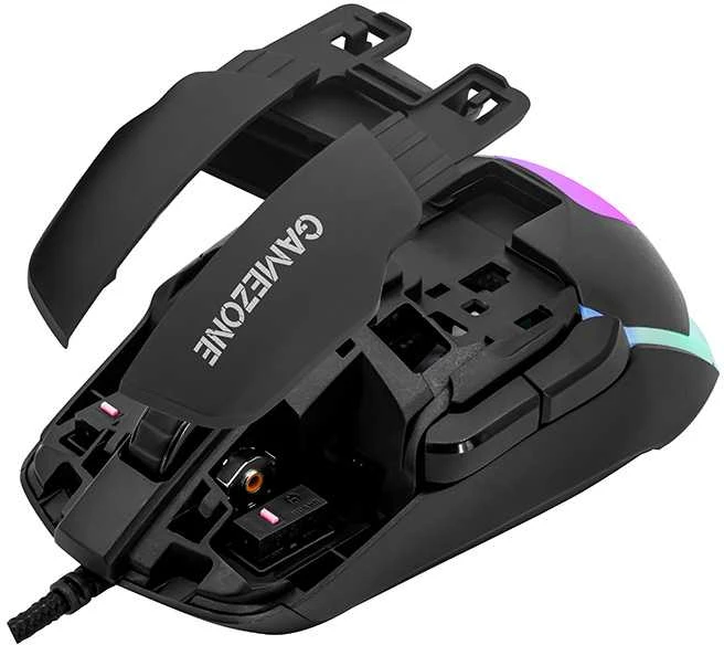 Pelė Myszka žaidimams Tracer GameZone Master su laidu 12000 dpi optinė juoda