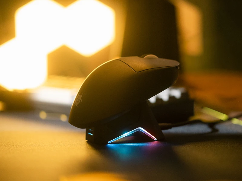 Pelė TRACER GAMEZONE NORD RGB pelė (2.4GHz+BT) RF + prijungimo stotelė