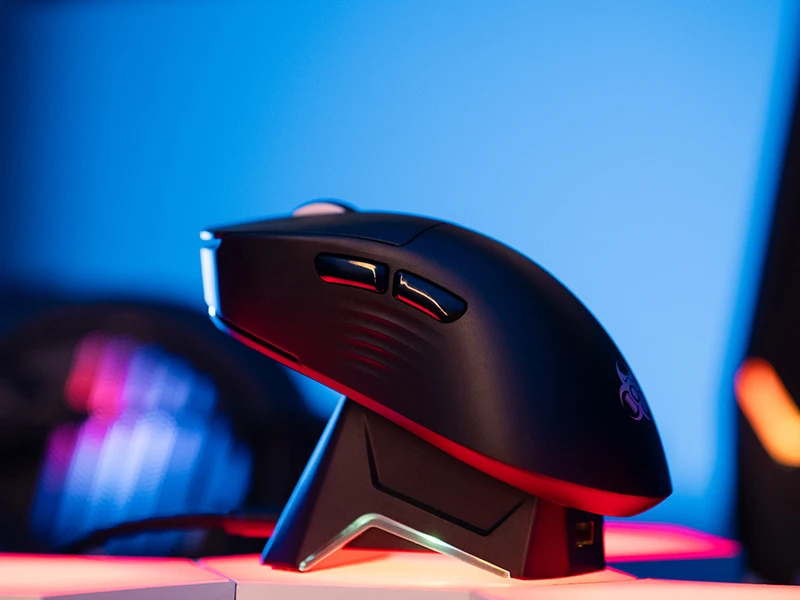 Pelė TRACER GAMEZONE NORD RGB pelė (2.4GHz+BT) RF + prijungimo stotelė