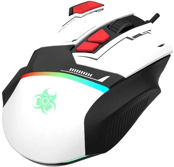 Pelė TRACER GAMEZONE SPECTRA Baltas RGB USB pelė