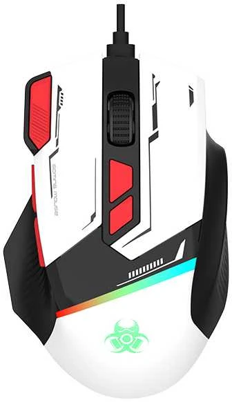 Pelė TRACER GAMEZONE SPECTRA Baltas RGB USB pelė