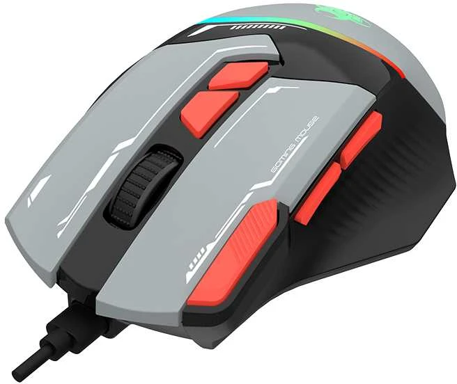 Pelė TRACER GAMEZONE SPECTRA Pilkas RGB USB pelė