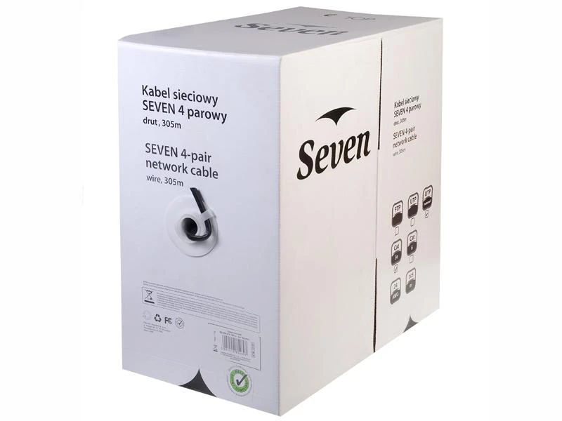 SVN SEVEN UTP cat.5 kietas lauko tinklo kabelis 4x2 305m