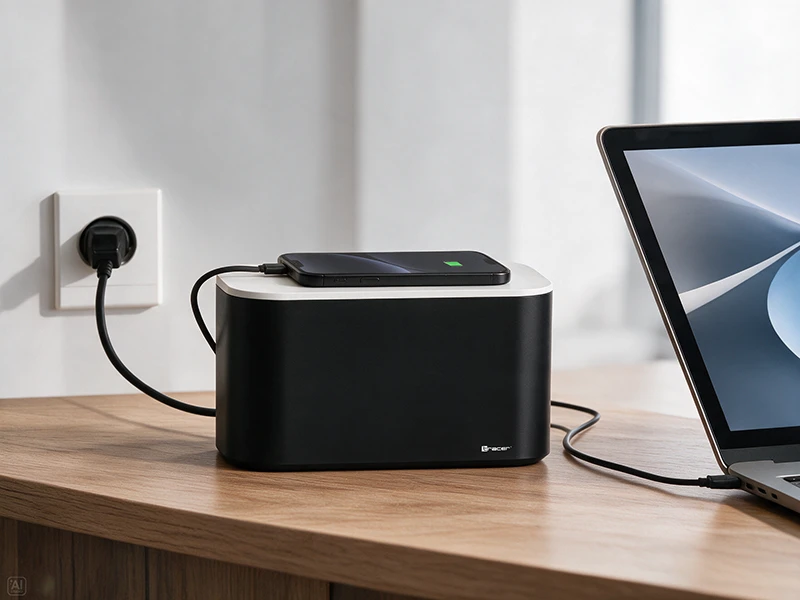 Listwa zasilająca TRACER EnergyBox mobile ready 1.5 m (5 gniazd +1x USB A+ 1x Type C, PD20W, QC20W)