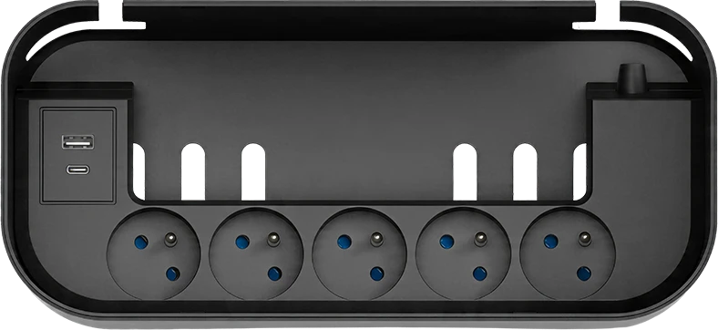 Listwa zasilająca TRACER EnergyBox mobile ready 1.5 m (5 gniazd +1x USB A+ 1x Type C, PD20W, QC20W)
