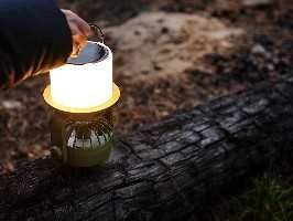 Przenośna Nešiojama stovyklavimo lempa su ventiliatoriumi „TRACER LightBreeze“