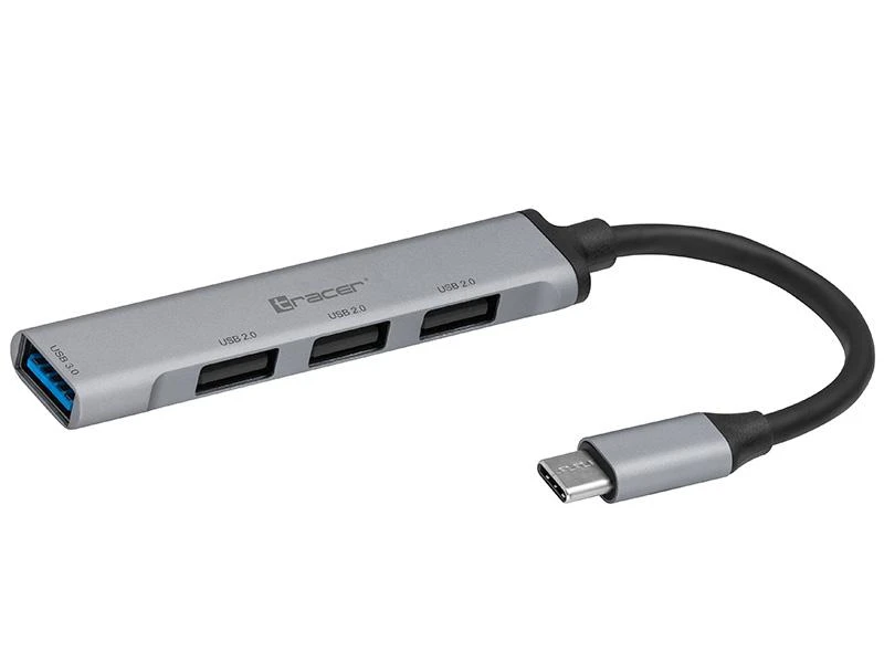 Tracer H40 USB-C adapteris su keturiomis jungtimis