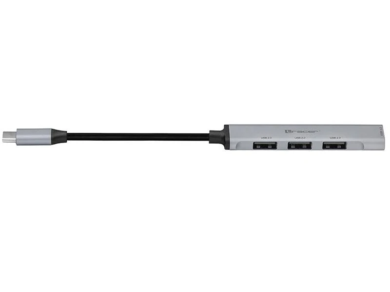 Tracer H40 USB-C šakotuvas su trimis jungtimis