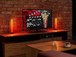 Sieninis šviestuvas TRACER Smart Desk RGB Tuya App lempų rinkinys