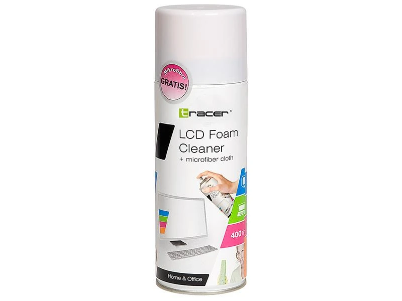 TRACER TRASRO42106 Foam LCD putų valiklis 400 ml + mikropluoštas
