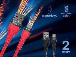 Tracer Raudonas USB A–Lightning laidas 1 m