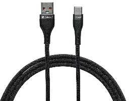 TRACER USB A - C tipo kabelis 1m BK