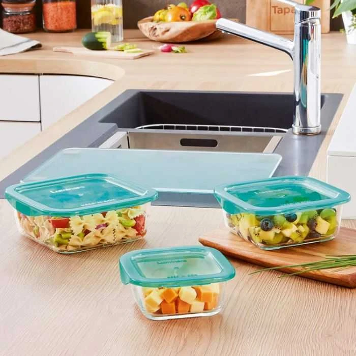 Luminarc ARC Indas maisto laikymui 1,22l KEEP'N BOX kvadratinis