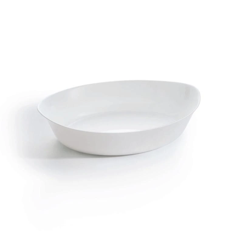 Balta ovali stiklinė kepimo forma Luminarc SMART CUISINE, 32x20 cm