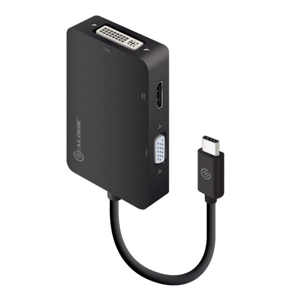 Alogic Adapteris 3in1 USB-C stotis / replikatorius (UCVGDVHD-ADP)