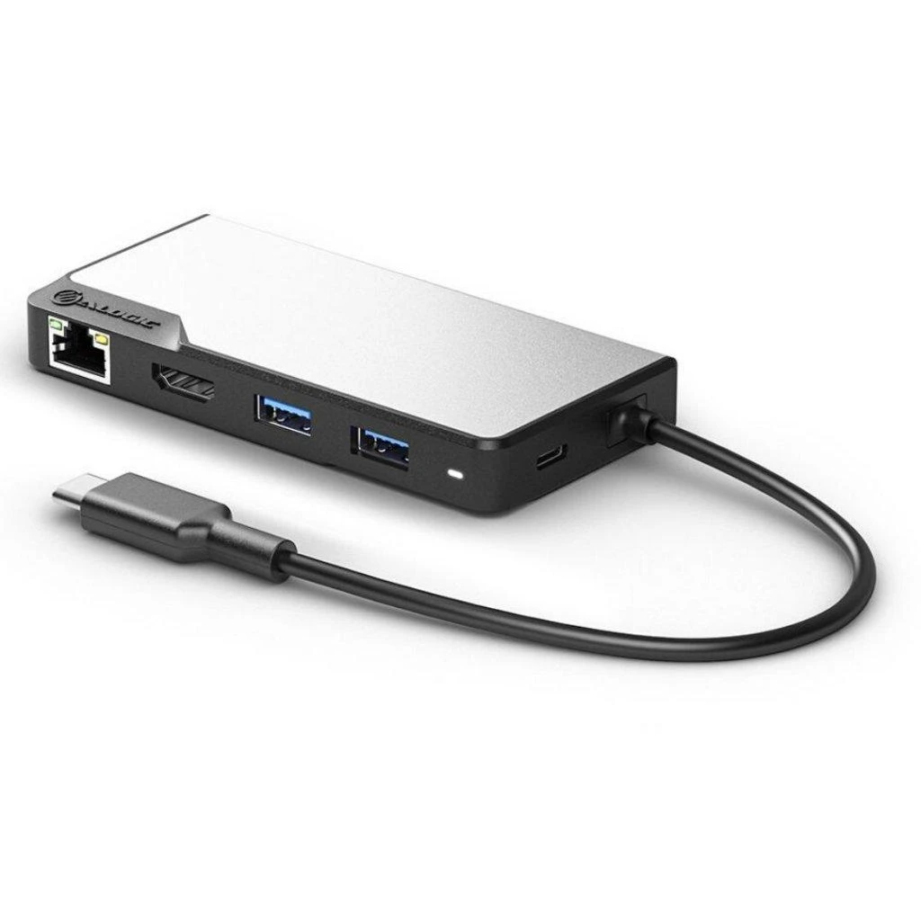 Alogic Fusion MAX 6-in-1 USB-C šakotuvas su laidu