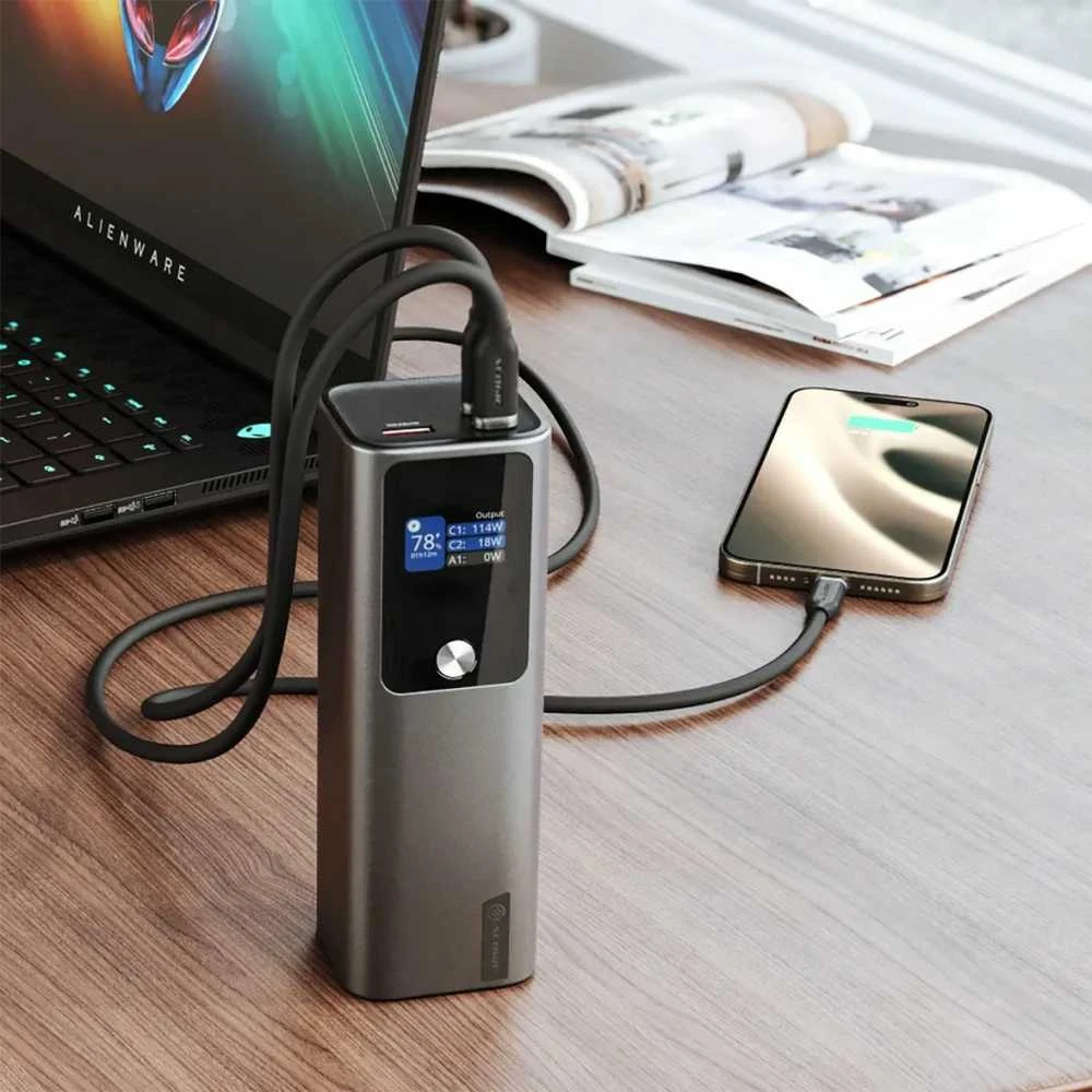 ALOGIC Ark 27 000 mAh maitinimo blokas su 140 W USB-C įkrovimu