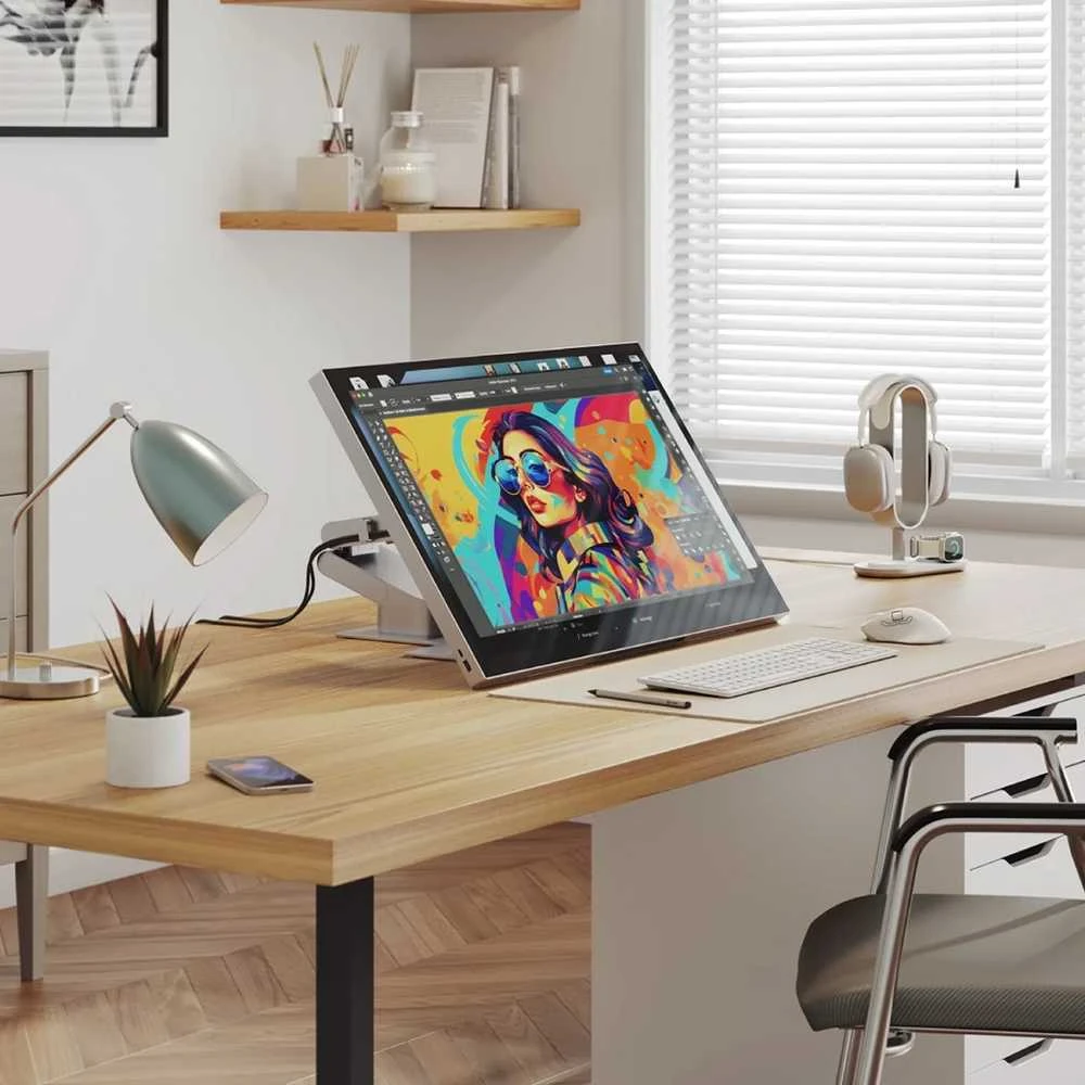 Alogic ASPEKT Touch 32 UHD matinis doko monitorius, tik sidabrinis
