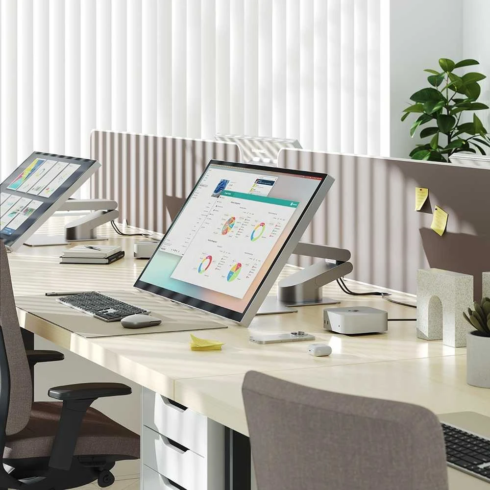 ALOGIC Aspekt 32" Fold Stand - Kosminė pilka