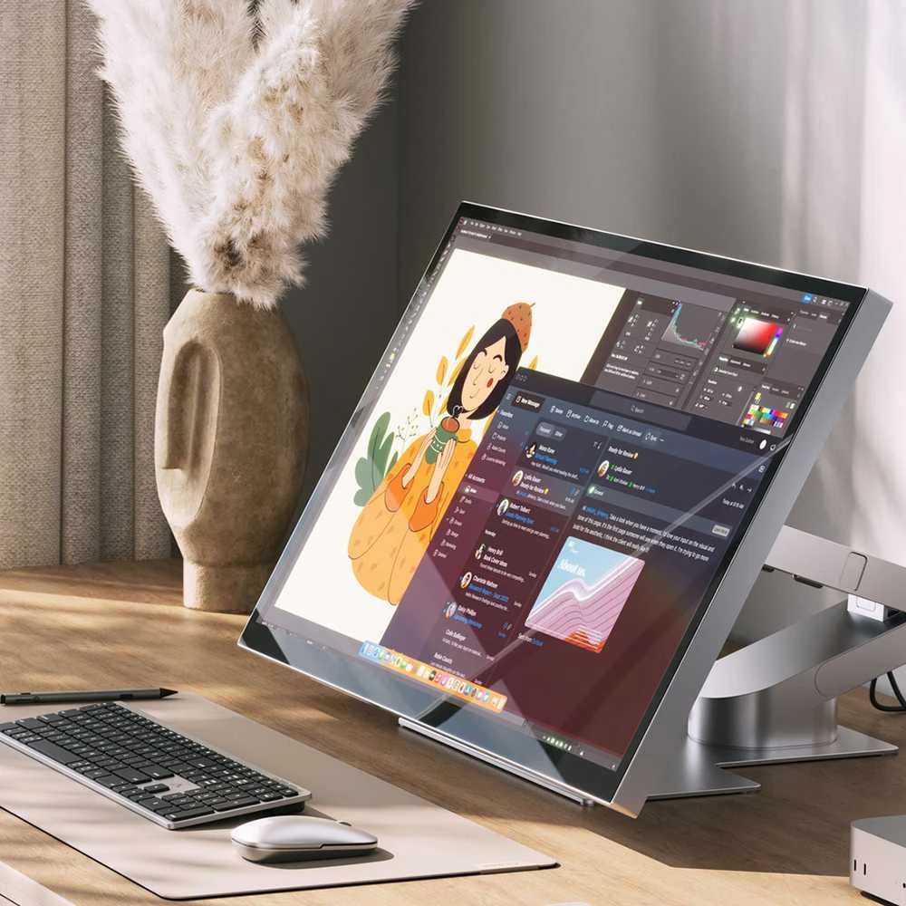 ALOGIC Aspekt 32" Fold Stand - Kosminė pilka