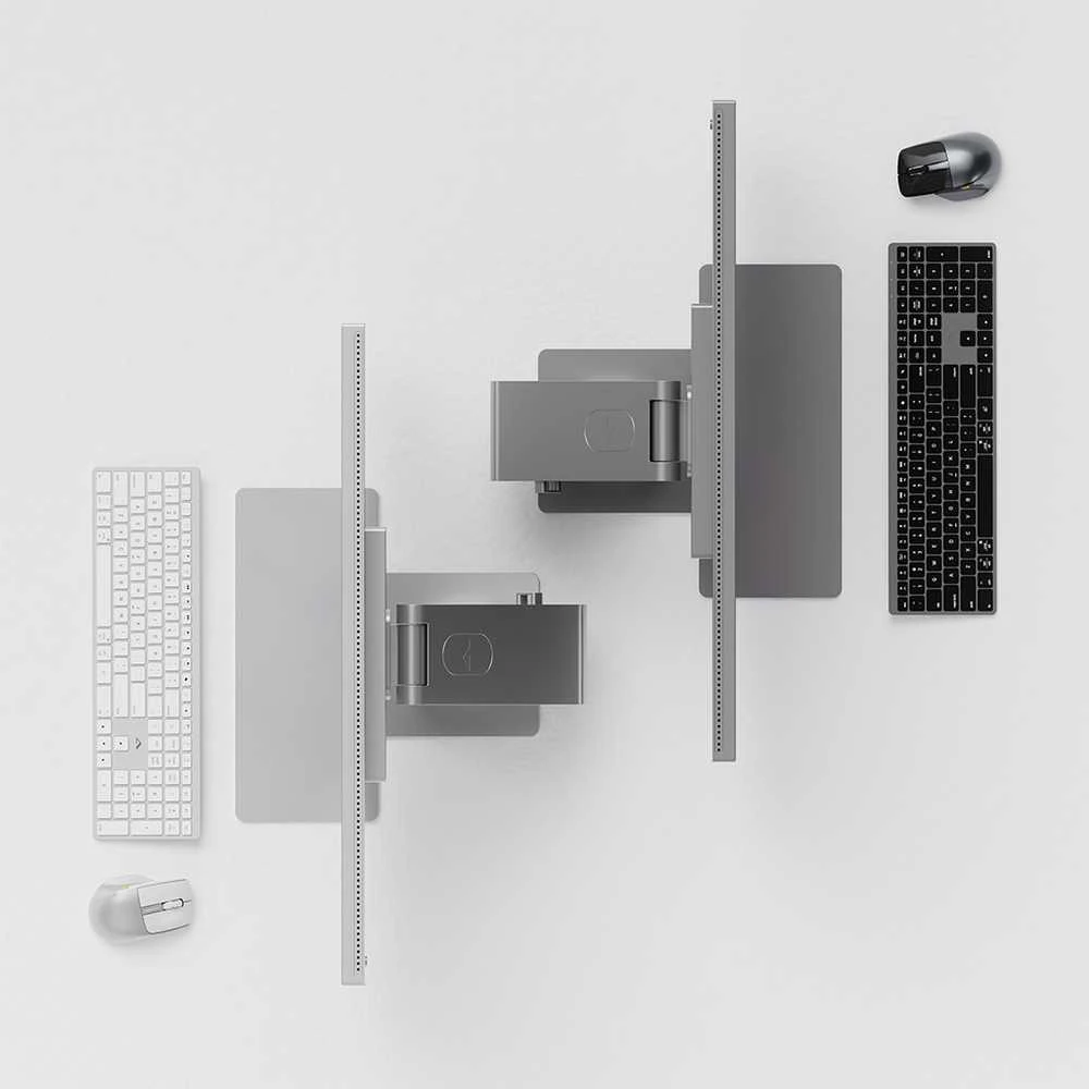 ALOGIC Aspekt 32" Fold Stand - Kosminė pilka