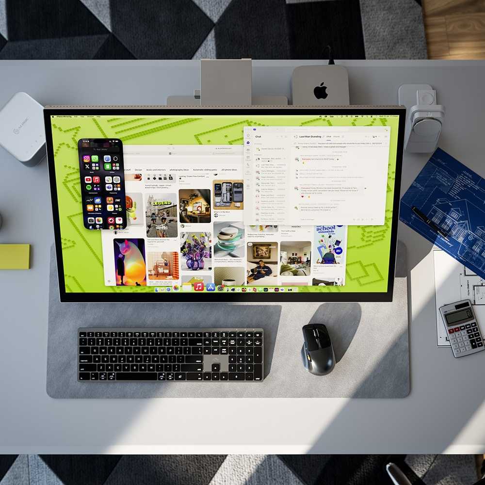 ALOGIC Aspekt 32" Fold Stand - Sidabrinis
