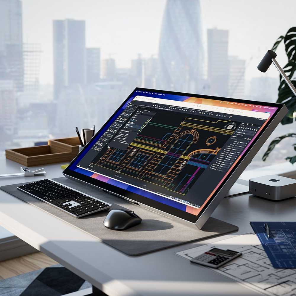 ALOGIC Aspekt 32" Fold Stand - Sidabrinis