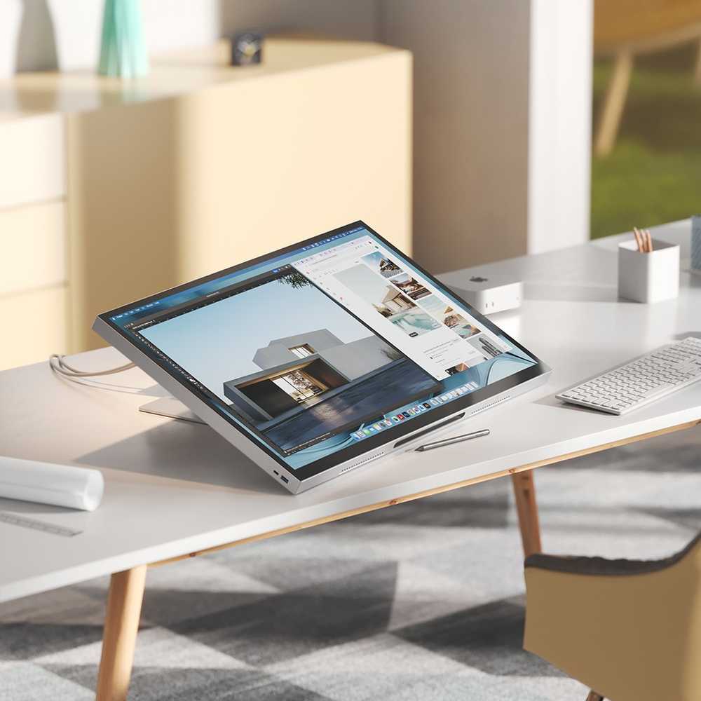 ALOGIC Aspekt 32" Fold Stand - Sidabrinis