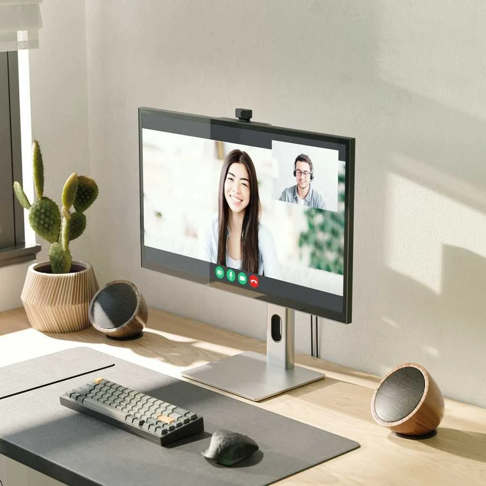 „ALOGIC Clarity Pro 27“ UHD 4K monitorius su 65 W raiška ir internetine kamera