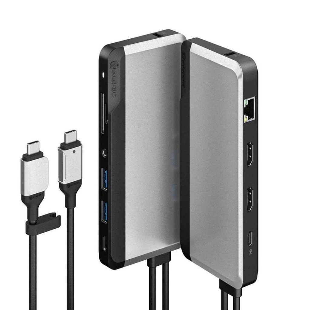 „Alogic USB-C 10-in-1“ stotis / replikatorius (U2CSH-SGR)