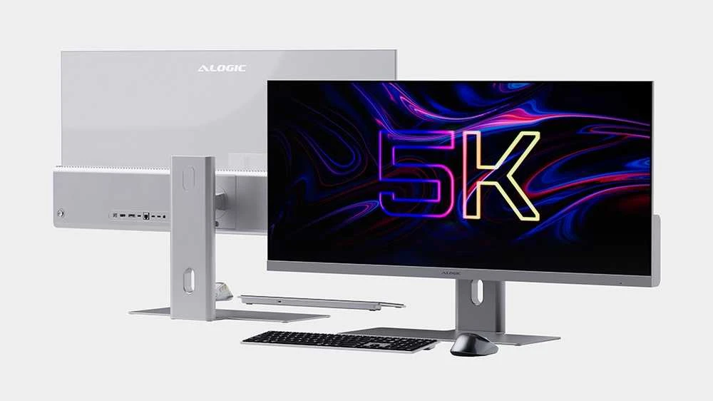 ALOGIC EDGE 40" 5K LCD Monitorius with 90W PD - Sidabrinis