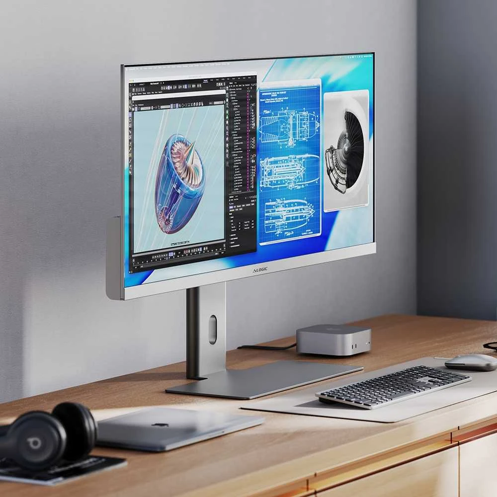 ALOGIC EDGE 40" 5K LCD Monitorius with 90W PD - Sidabrinis