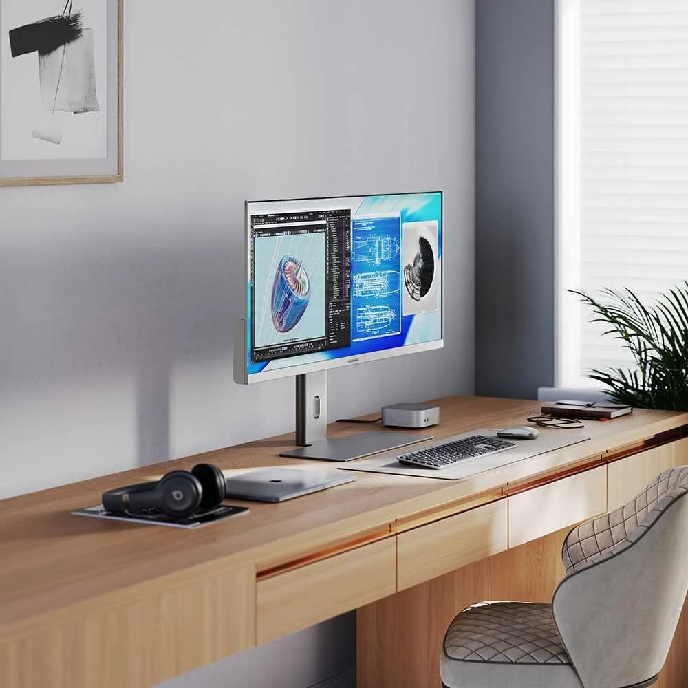 ALOGIC EDGE 40" 5K LCD Monitorius with 90W PD - Sidabrinis