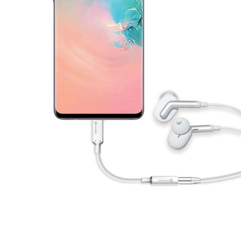 Adapteris USB Alogic Elements Pro USB-C - Jack 3.5mm Juodas (ELPC35A-BK)