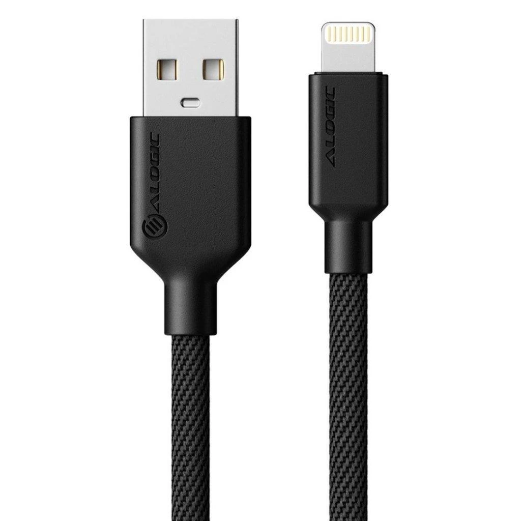 USB kabelis Alogic Alogic USB 2.0 jungiamasis kabelis A tipo - Lightning M/M 1 m, juodas