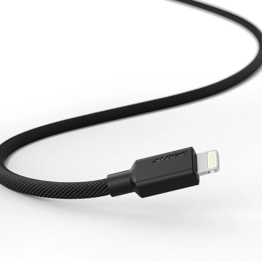 USB kabelis Alogic Alogic USB 2.0 jungiamasis kabelis A tipo - Lightning M/M 1 m, juodas