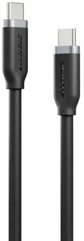 Kabelis USB Alogic USB-C - USB-C 1 m Juodas (ELSI5U2CCBK1)