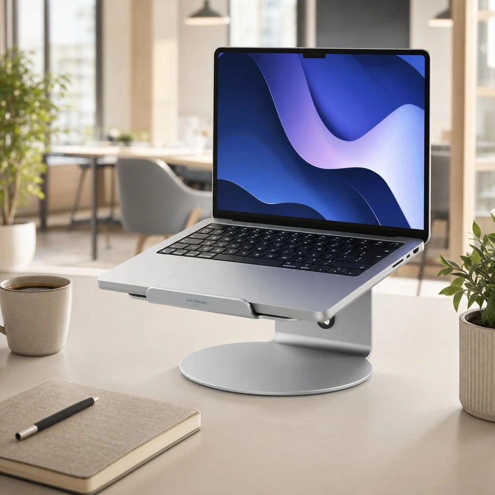 Alogic Alogic Elite 360 Nešiojamas kompiuteris Stand Sidabrinis