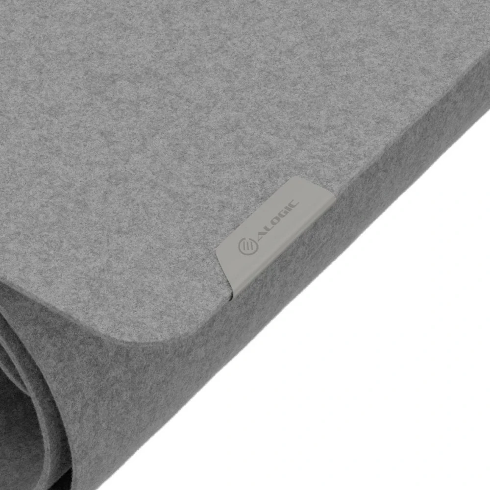 ALOGIC Premium Felt desk mat - 73x37cm - Light Pilkas