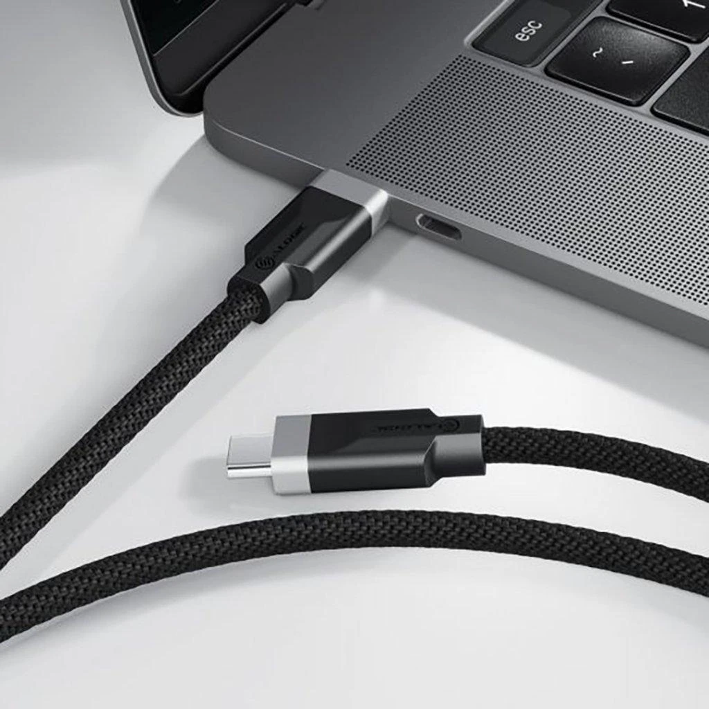 Kabelis USB Alogic USB-C - USB-C 2 m Juodas (FUSCC2-SGR)