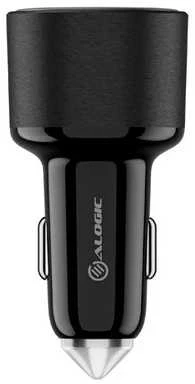 „Alogic“ automobilinis įkroviklis, 2 prievadų, 100 W, USB-C + USB-A