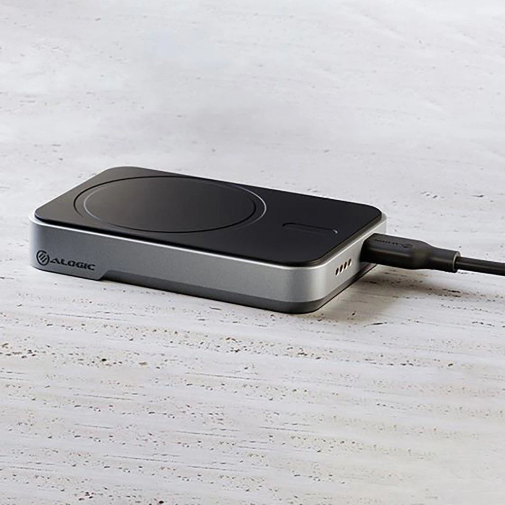 ALOGIC PowerBank su MagSafe 5000mAh – juoda