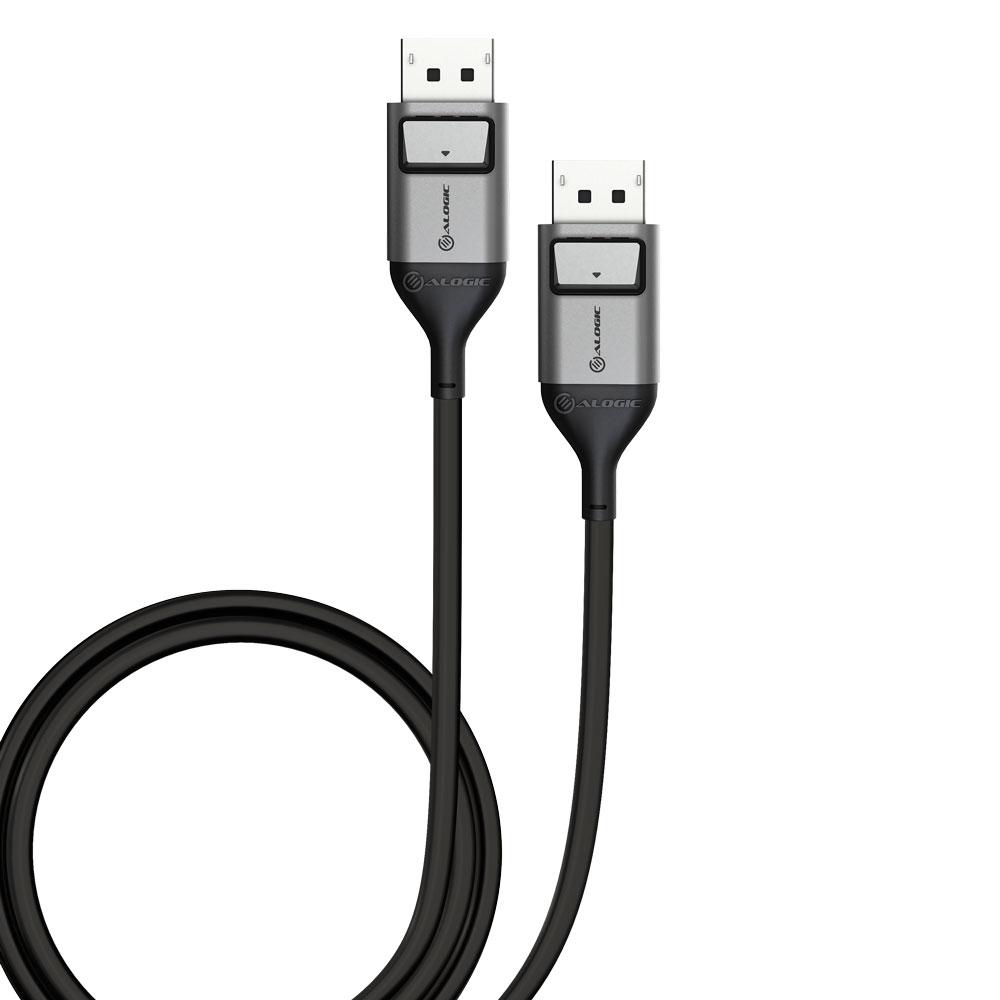 Kabelis Alogic DisplayPort – DisplayPort 2m sidabro (ULDP02- SGR)
