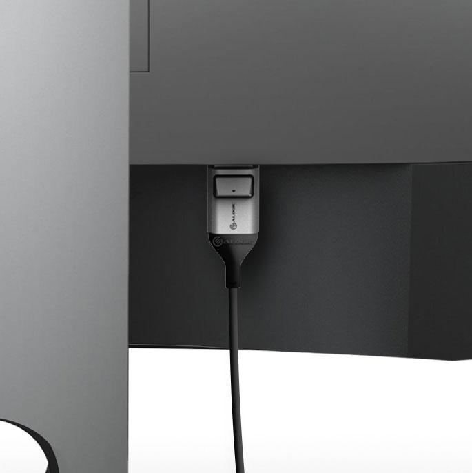 Kabelis Alogic DisplayPort – DisplayPort 2m sidabro (ULDP02- SGR)