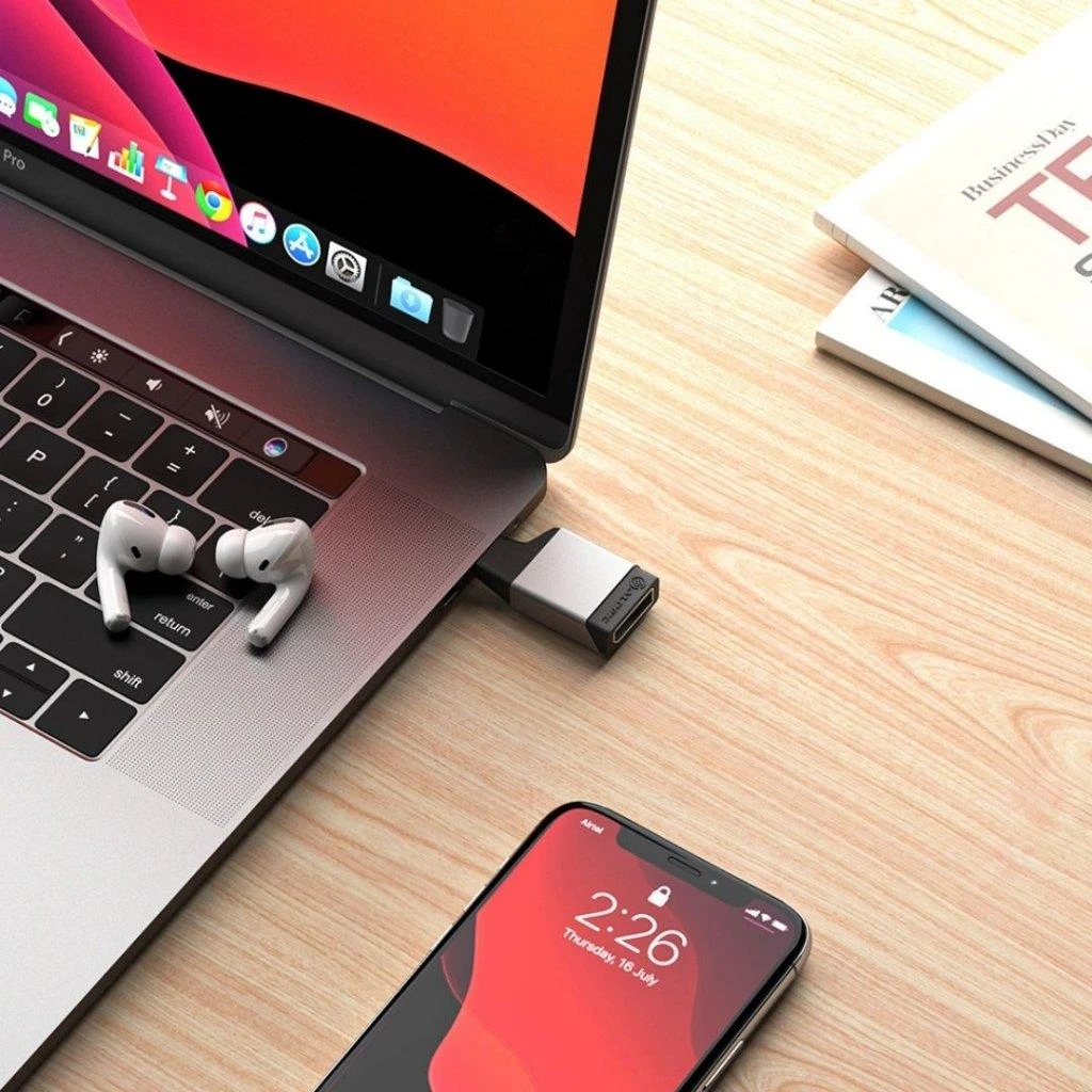 AV adapteris Alogic Alogic Adapteris USB-C Ultra Mini -> DPort pilkas