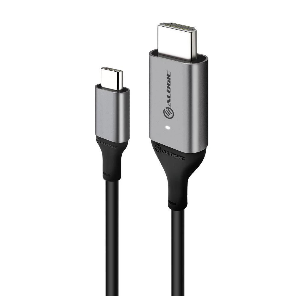 Alogic USB-C į HDMI kabelio jungtys