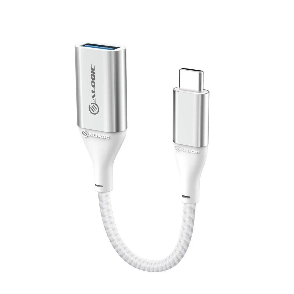 USB adapteris Alogic USB-A - USB-C, pilkas (ULCAA-SGR)