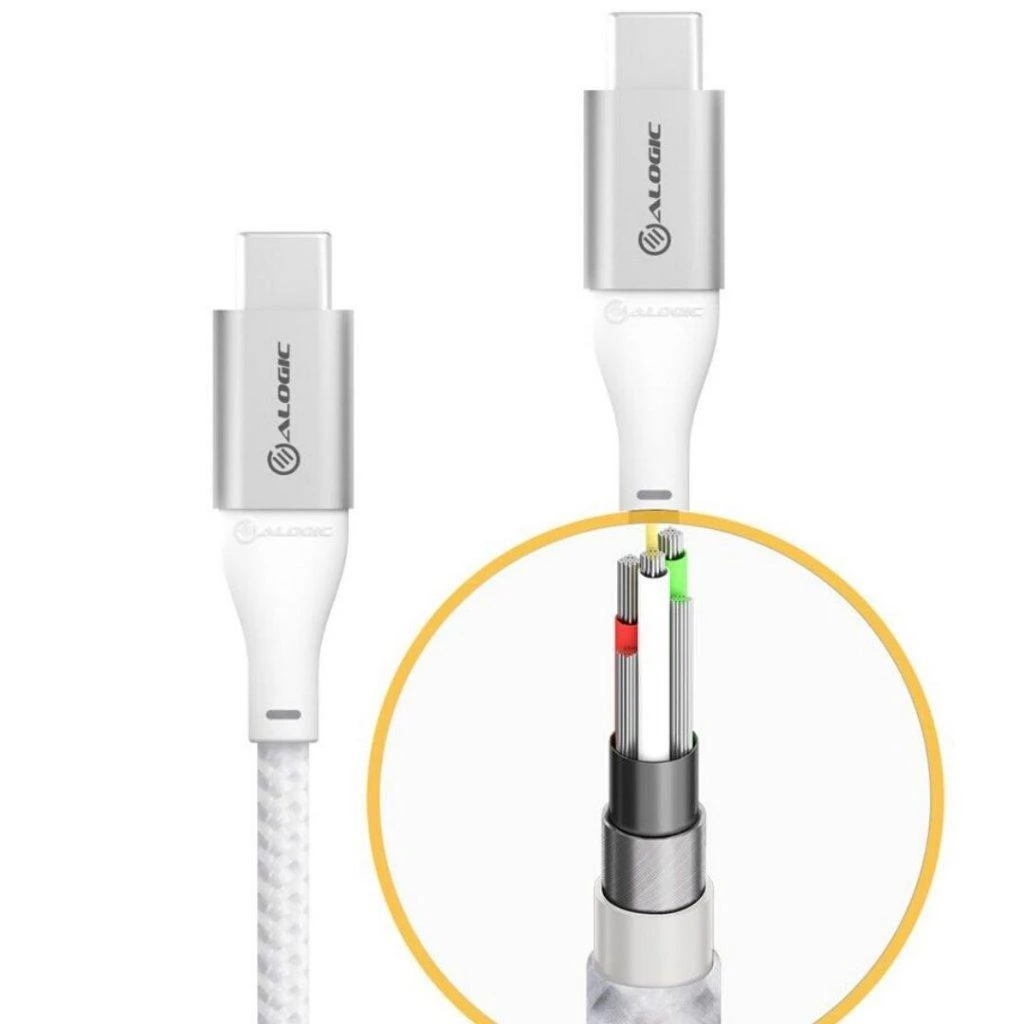 Alogic SUPER ULTRA KABELIS SIDABRINIS